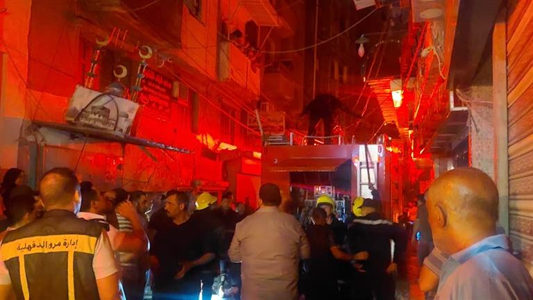  اندلاع حريق في مطعم شهير بشارع الهرم