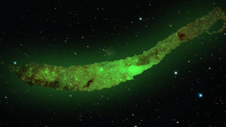 اكتشاف فضائي مثير.. مجرة نادرة من فئة الفاصوليا الخضراء
