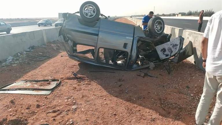 مصرع شخص فى حادث على طريق إسكندرية الصحراوي 