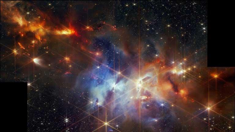 جيمس ويب يلتقط صورة عجيبة لولادة عشرات النجوم في سديم الثعبان