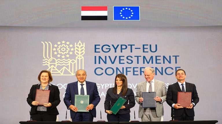 وزيرة التعاون توقع 6 منح تنموية بفعاليات مؤتمر الاستثمار المصري الأوروبي