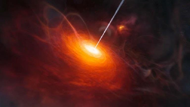 ثقب أسود غامض منذ فجر الزمن يزن مليار شمس