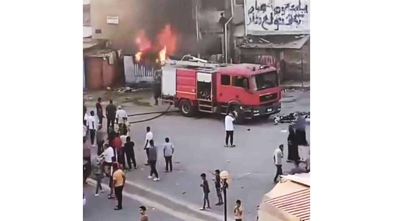 السيطرة على حريق محول كهرباء في بورسعيد 