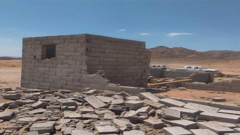 إزالة 13 حالة تعدي على أملاك الدولة فى جنوب سيناء