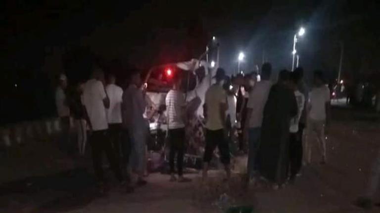 مصرع وإصابة 7 في حادث مروع على الطريق الدائرى ببني سويف 
