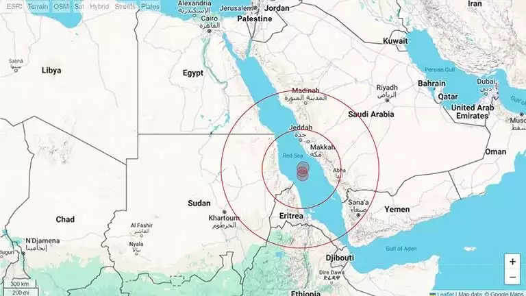  زلزال جديد بقوة 4.3 درجة يضرب إثيوبيا