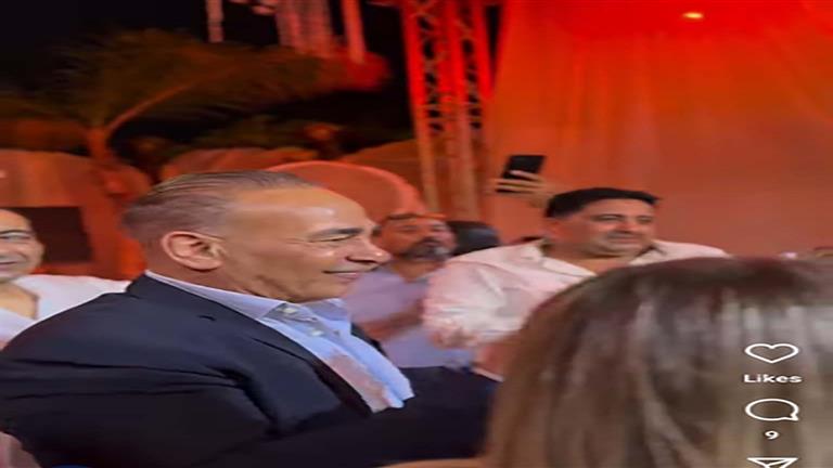 كيف احتفل إبراهيم حسن بحفل خطوبة ابنة توأمه؟ (صور وفيديو)
