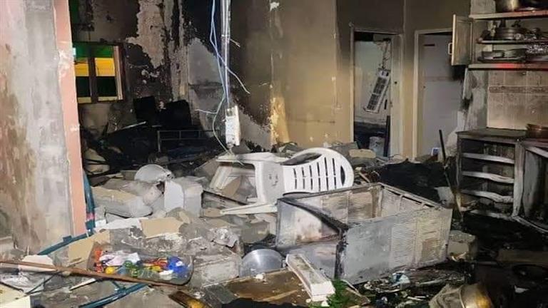 بالصور.. 17 مصابًا في انفجار أسطوانة بوتاجاز بكافيه في أسيوط