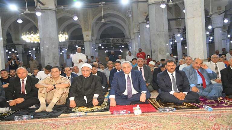 بالصور.. محافظ الغربية يشهد احتفالية العام الهجري الجديد بالمسجد الأحمدي في طنطا