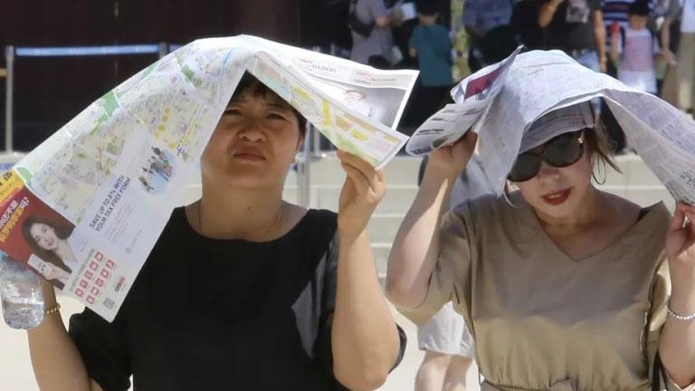 اليابان تحذر مواطنيها من ضربات الشمس جرّاءِ موجة حارة