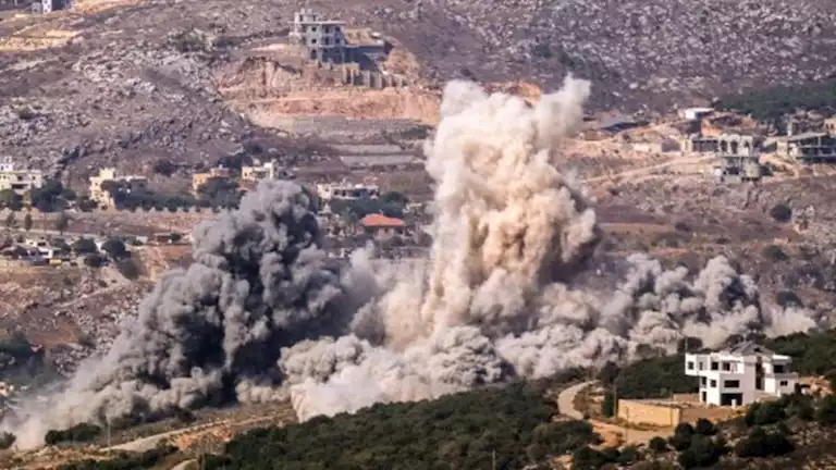 الجيش الإسرائيلي ينفذ عملية تفجير في بلدة ميس الجبل في جنوب لبنان