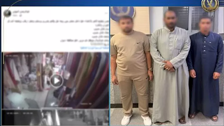 الفلوس ولّعتها.. 3 أشخاص يعتدون على تاجر ملابس داخل محله بأسوان | فيديو