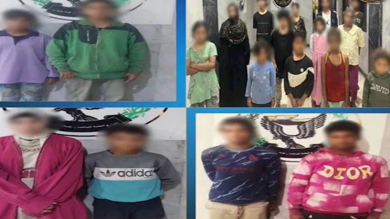 الداخلية تنقذ 27 طفلا من عصابة المشاغبين الـ21