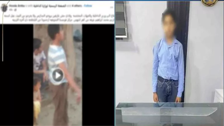 الداخلية تكشف حقيقة فيديو صبي يلوّح بقطعة زجاجية في الشارع بالمنوفية