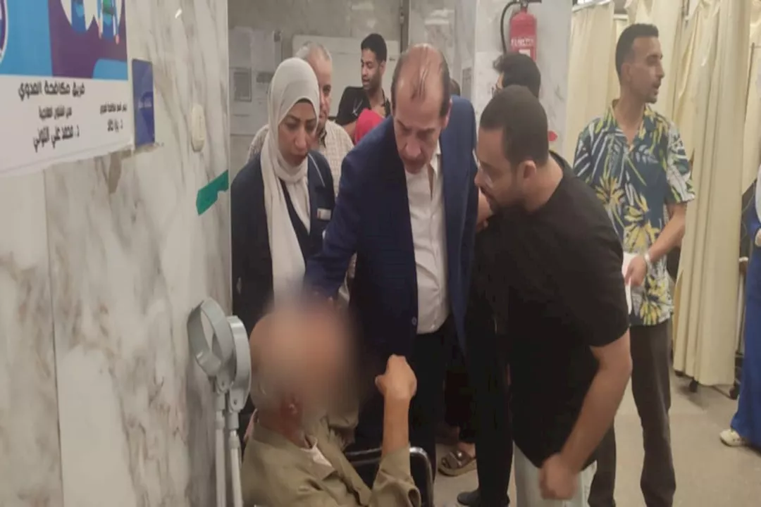 جولة مفاجأة لـ"الصحة" بمستشفى حلوان العام