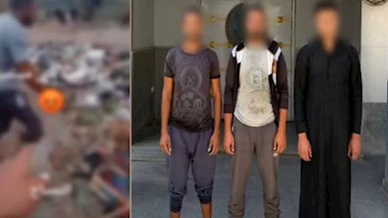 مشهد قاسٍ في الدقهلية.. كلب يتعرض للضرب على يد 3 أشخاص
