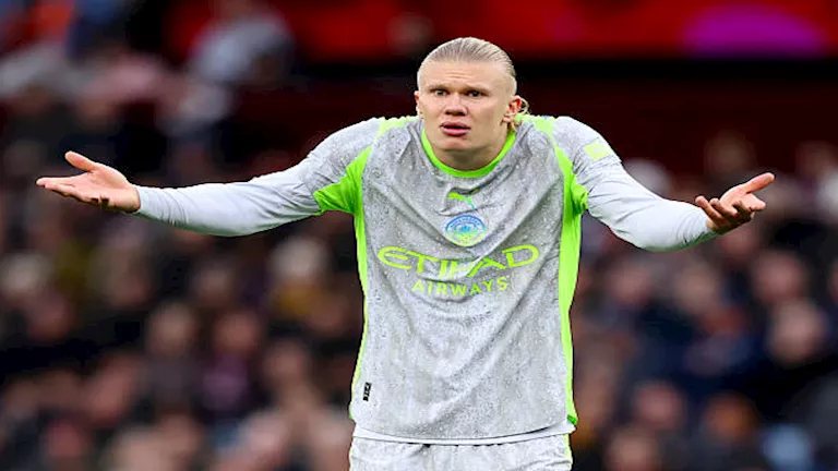 هالاند يثير الجدل بعدم الاحتفال بهدفه أمام ريال مدريد.. ما القصة؟ هالاند يثير الجدل بعدم الاحتفال بهدفه أمام ريال مدريد.. ما القصة؟