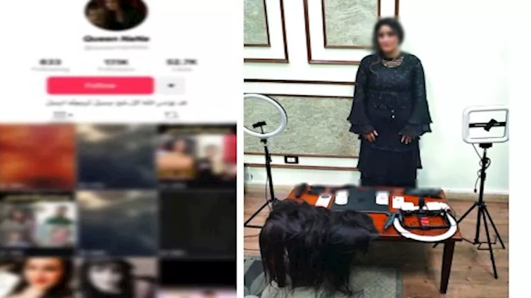 من لايف رقص إلى  قسم المنتزه.. سقوط صانعة محتوى مثيرة لل