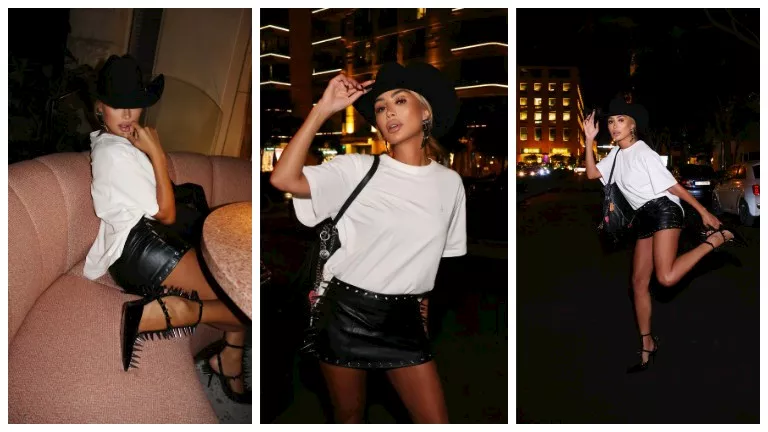 مايا دياب تتألق بجيب جلد قصير في بيروت وتجذب الأنظار مجددًا