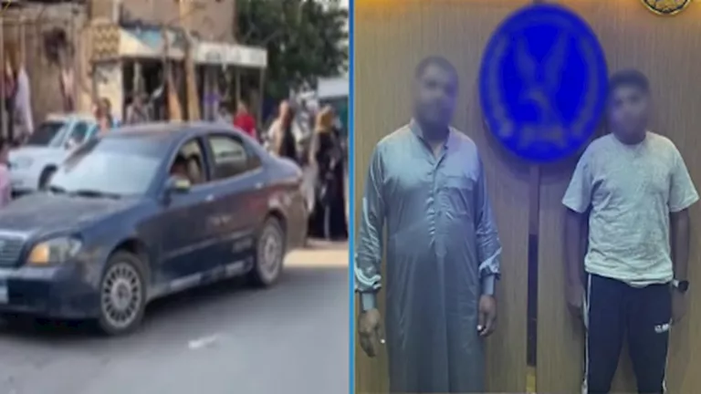 عمره 14 سنة.. ضبط طالب يقود سيارة ملاكي برعونة في الوراق | فيديو