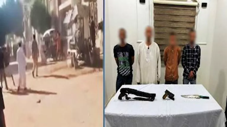 مشاجرة بالأسلحة بسبب لهو الأطفال في المنيا