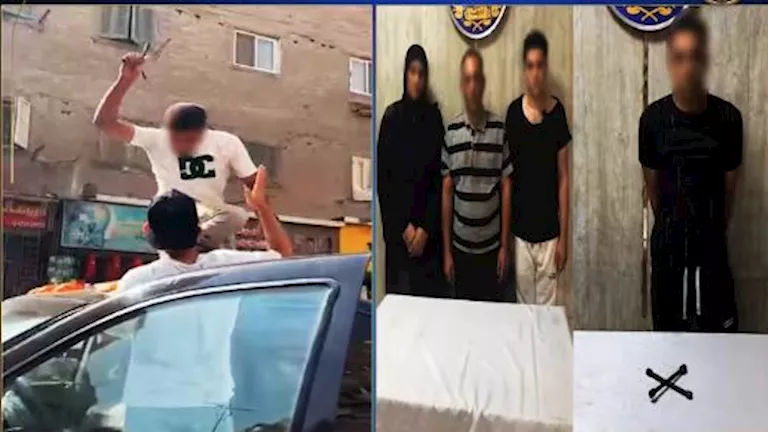 فيديو صادم| شاب يقف فوق سيارة ويعتدي على سائقها بـ"مفتاح صليبة" في الطالبية