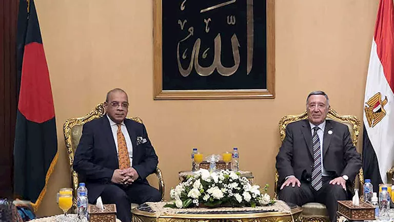 الدستورية العليا توقع بروتوكول تعاون مشترك مع المحكمة العليا البنجلاديشية