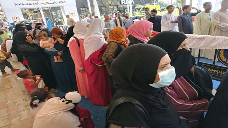 إقبال كثيف لسيدات أسوان في اليوم الأول لانتخابات النواب (فيديو وصور)إق