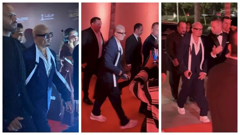 عمرو دياب يتألق في العرض الخاص لفيلم السلم والثعبان 2 بحضور نجوم الفن