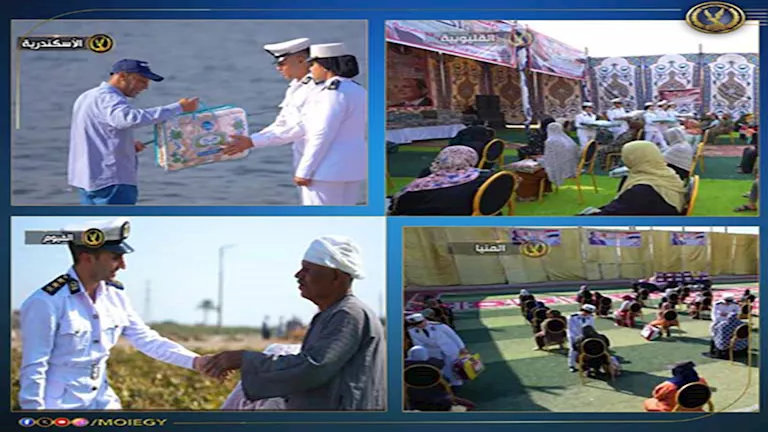 الداخلية توزع مساعدات وهدايا شتوية ضمن مبادرة "كلنا واحد" - (فيديو وصور)