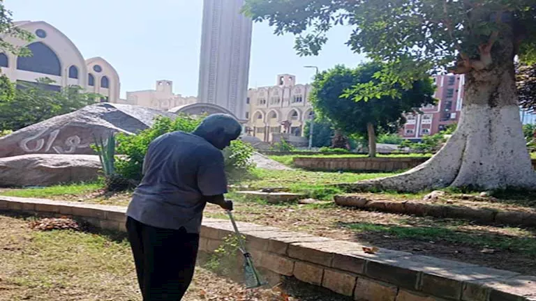 بالصور.. حملة مجتمعية لتجميل وتنظيف شوارع وميادين أسوان