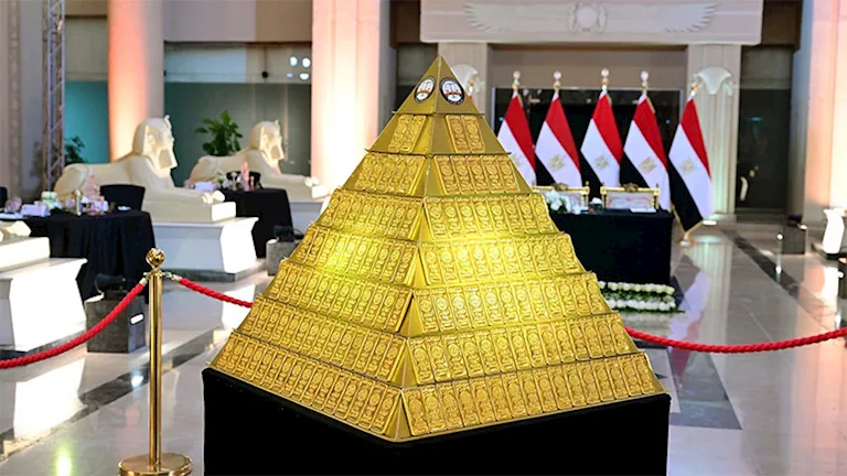 النائب العام: تسليم 265 كيلو جرامًا من السبائك الذهبية إلى البنك المركزي