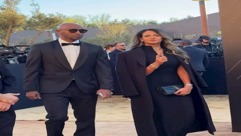 شيكابالا وزوجته في حفل الأفضل في أفريقيا 2025 لتسليم الجوائز