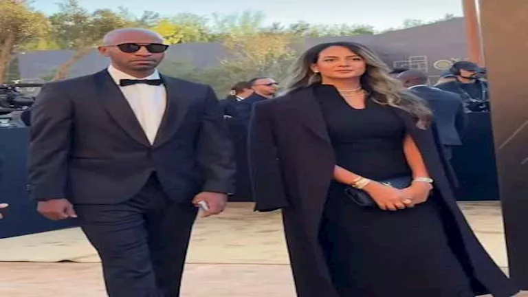 شيكابالا وزوجته تسحران الأنظار في حفل جوائز الأفضل بأفريقيا