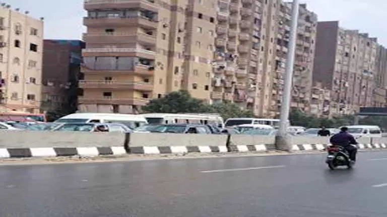 تكدس مروري أعلى "دائري المريوطية" | صور