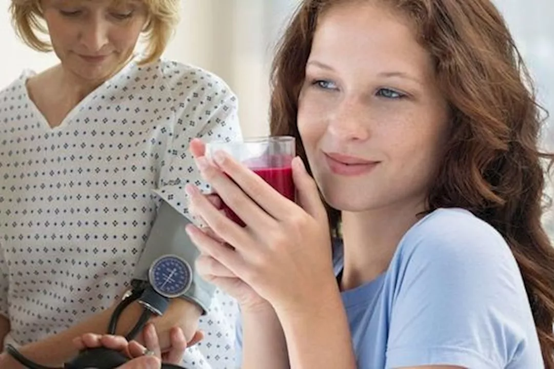 مشروب لخفض ضغط الدم - صورة تعبيرية
