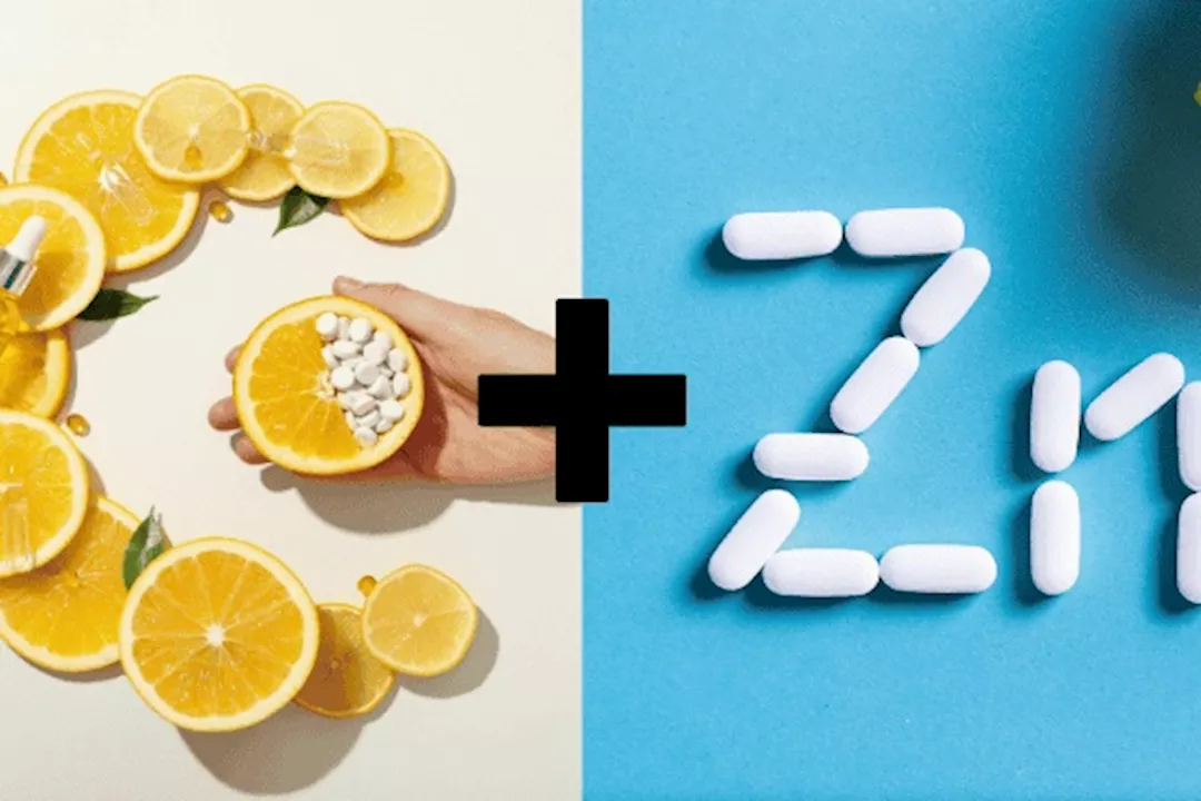 فيتامين سي والزنك