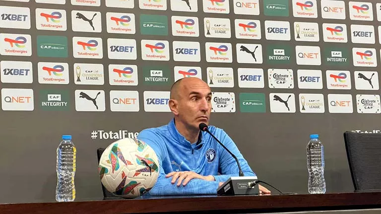 “نحترم اللوائح بشأن الدوليين”.. تصريحات قوية من مدرب بيراميدز قبل مواج