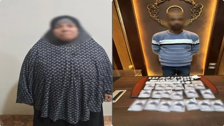 الموبايل كشفهم.. ضبط شخص وسيدة قبل توزيع هدايا انتخابية بالغربية