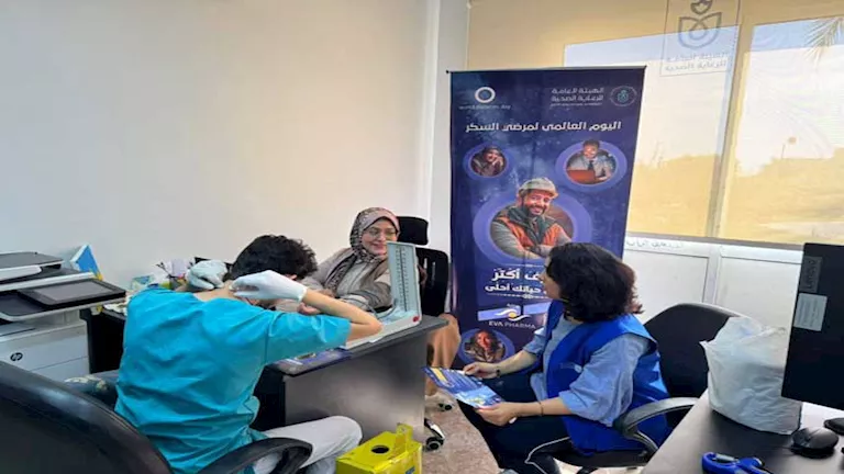 بالصور- جنوب سيناء تحتفل باليوم العالمي للسكري بمبادرة توعوية