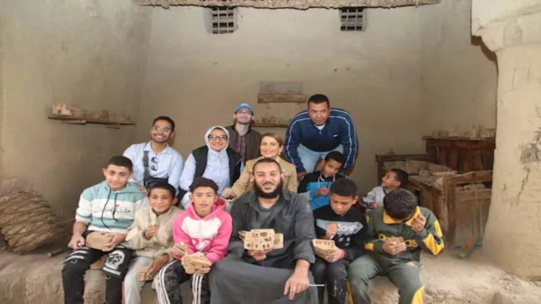 اليونسكو تتعاون مع الوادي الجديد للتوثيق الرقمي لقرية القصر التاريخية