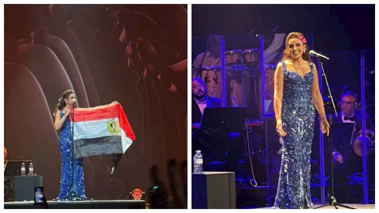 اقتحام معجب المسرح أثناء حفل أنغام في باريس يثير الحماس