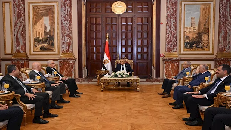 النائب العام يهنئ رئيس مجلس الشيوخ بمنصبه الجديد