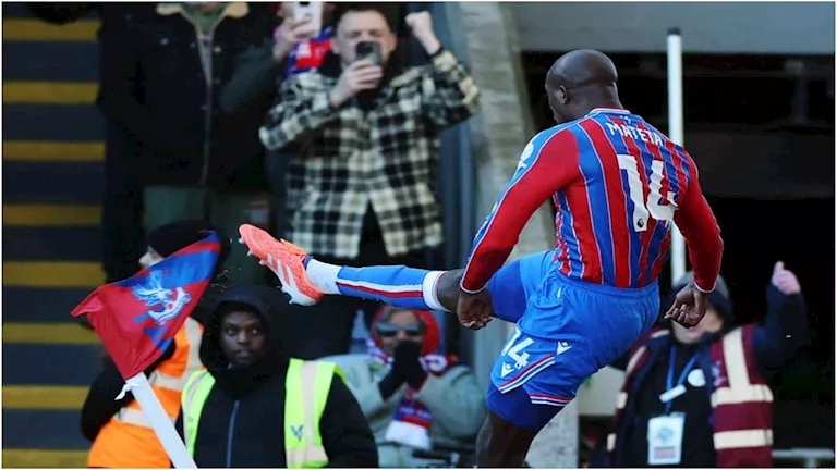 نتيجة مباراة كريستال بالاس ومانشستر يونايتد