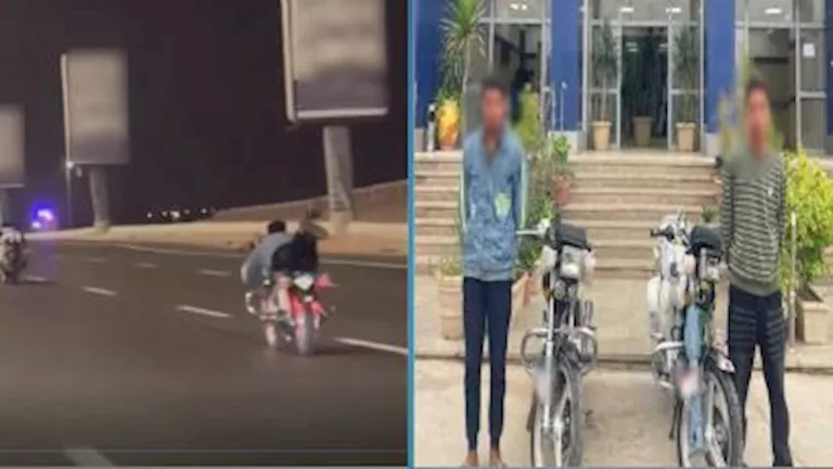 نهاية صادمة لمغامرة دراجتين على الطريق السريع بالقاهرة