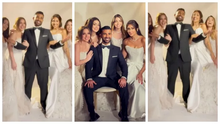 أحمد سعد يثير الجدل بفيديو زفاف مع 4 عرائس ويدعو للتساؤلات حول زواجه المتعدد
