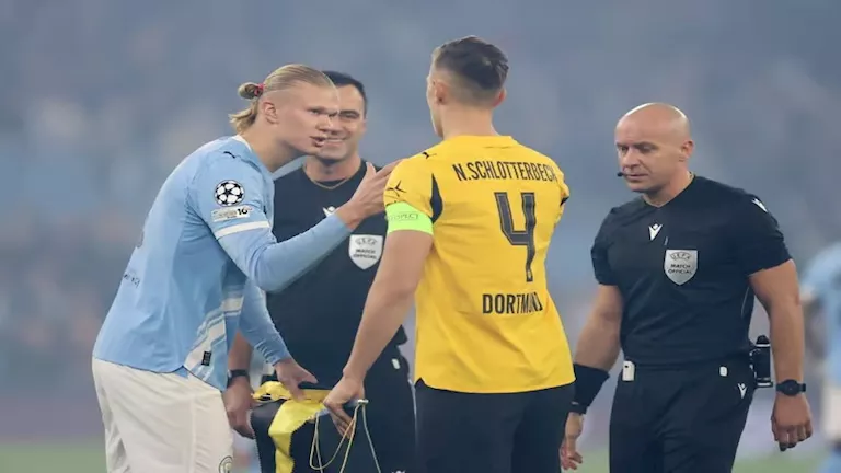 بث مباشر مباراة مانشستر سيتي وبروسيا دورتموند في دوري الأبطال