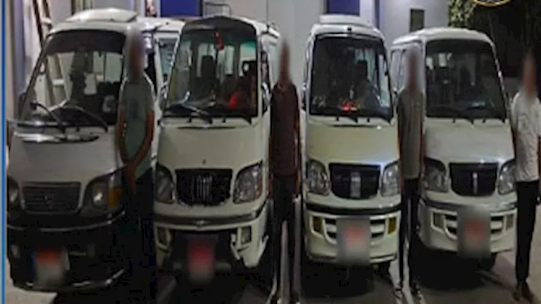 "زفة ميكروباصات".. ضبط 4 سيارات تسببوا في تعطيل المرور بالفيوم