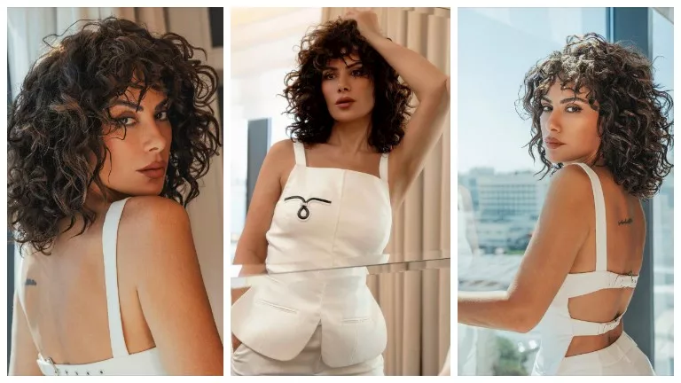 صبا مبارك تتألق بشعر كيرلي في إطلالة جديدة تثير إعجاب جمهورها