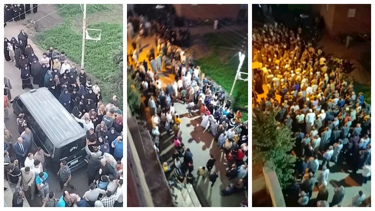 وثق جريمته على السوشيال.. تشييع ضحيتي الزوج القاتل في المنوفية (صور)